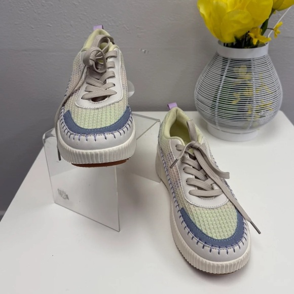 Nicole Miller Multicolor Platform Sneakers - Size 9 - Picture 2 of 5